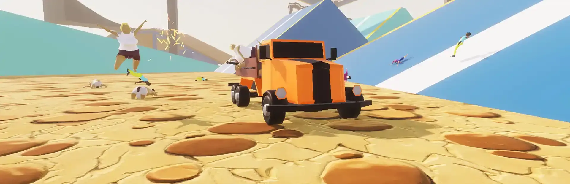 Funny Truck background