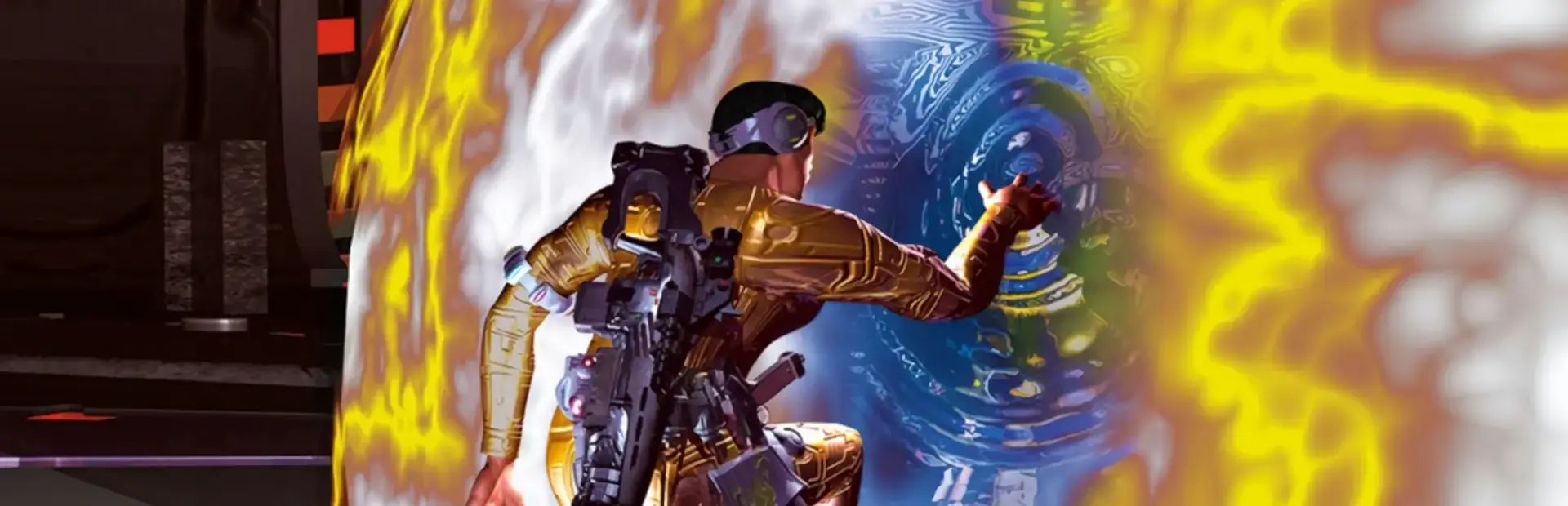 Time Commando background