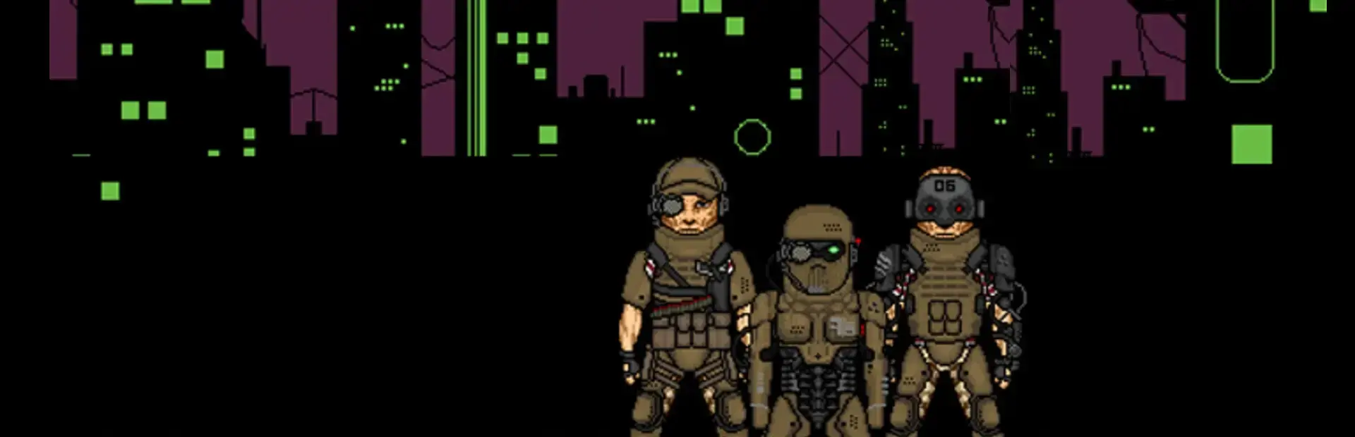 Neon Hardcorps background