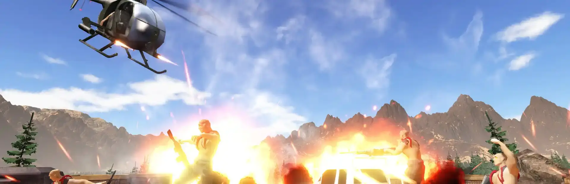 Aerial Destruction background