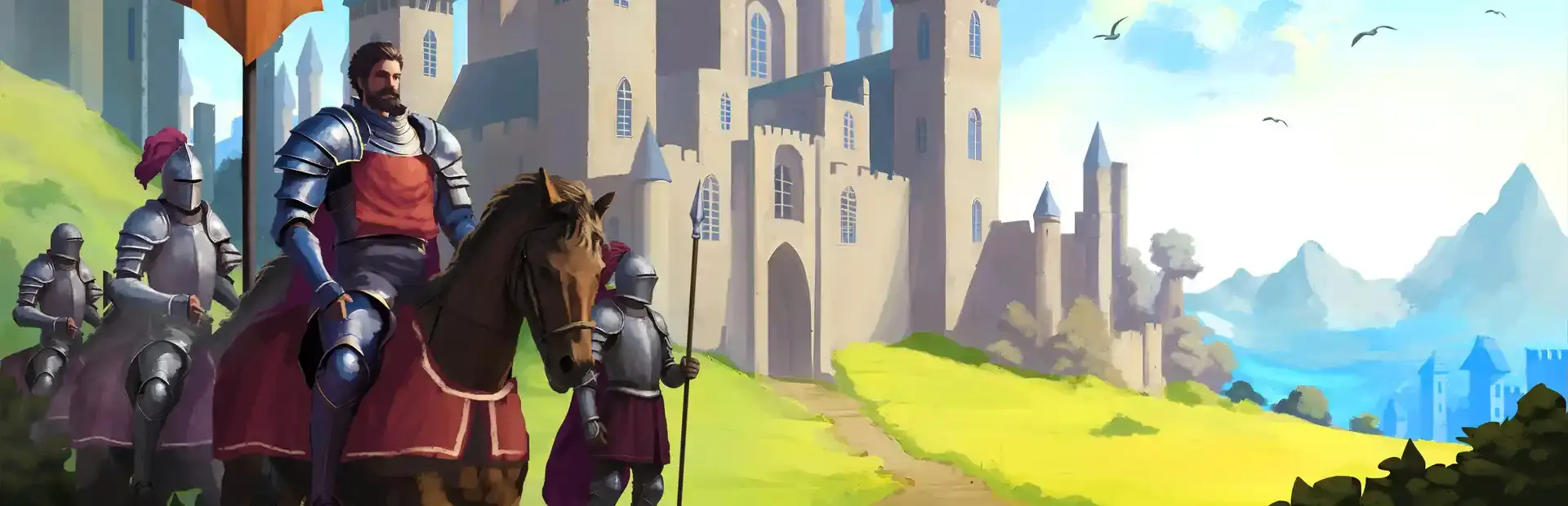 Crownbound: Fantasy Kingdom Sim background