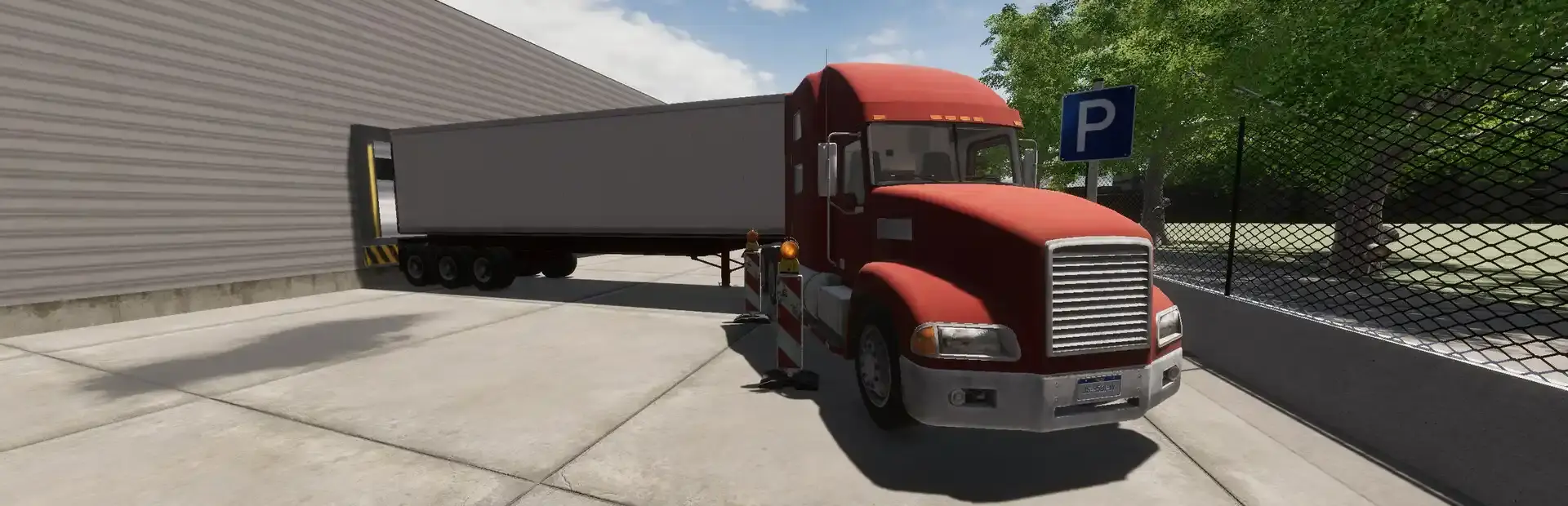 Truck Parking Simulator VR background
