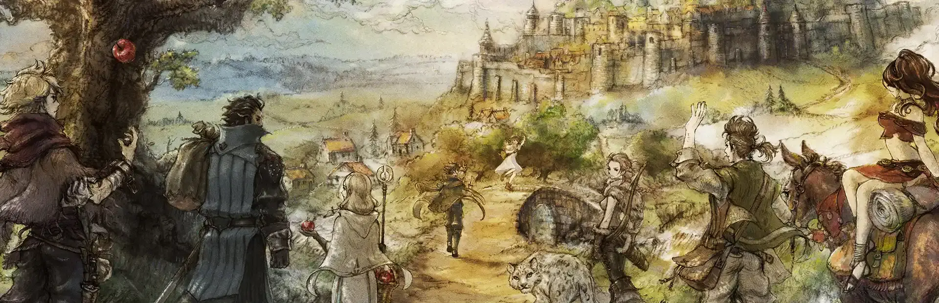 Octopath Traveler: Traveler's Compendium Edition background