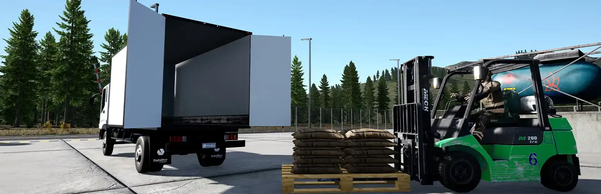 Warehouse Simulator background