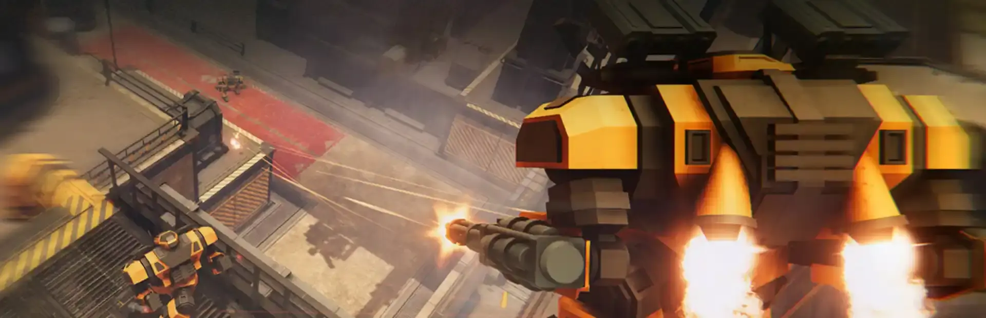 War Robots Shooting Simulator background