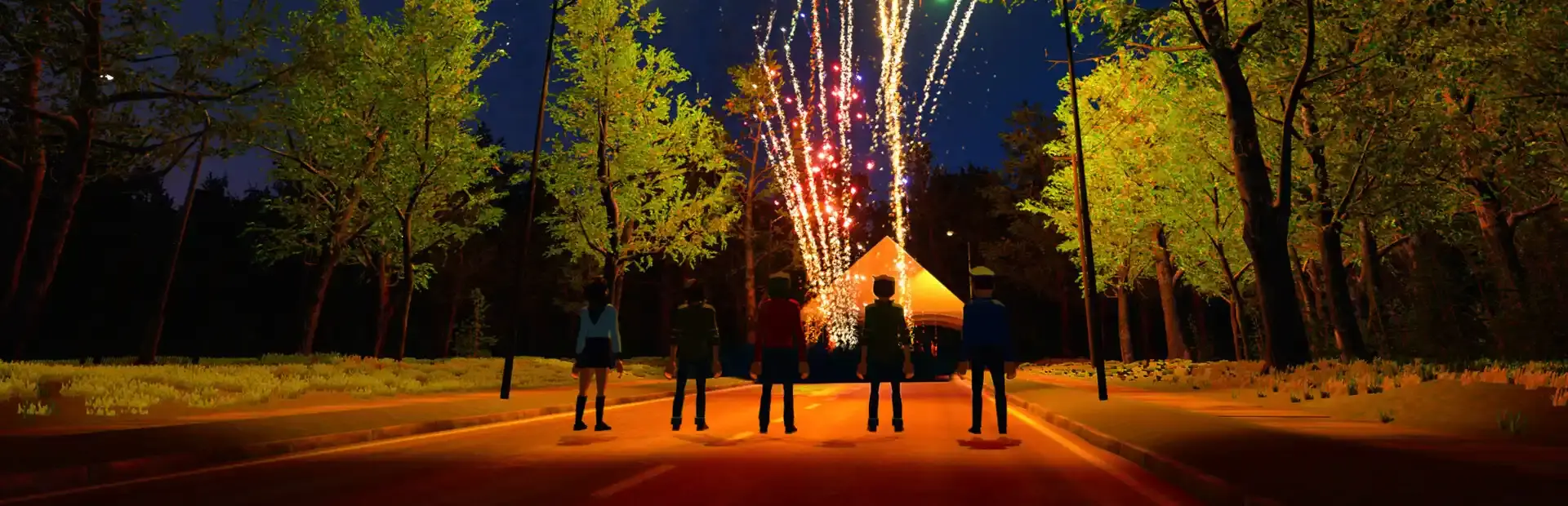 Fireworks Mania background