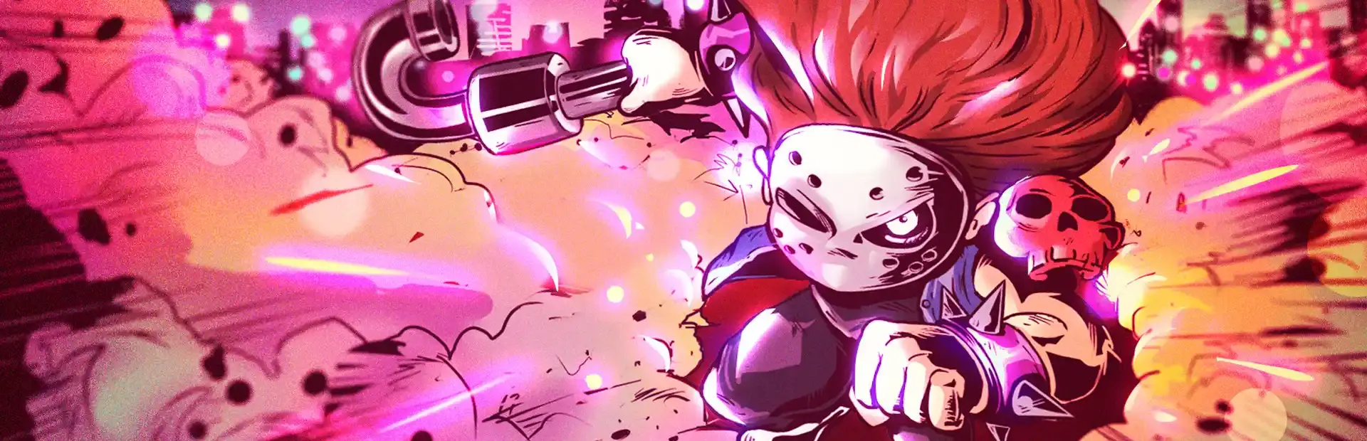 Neon City Riders background