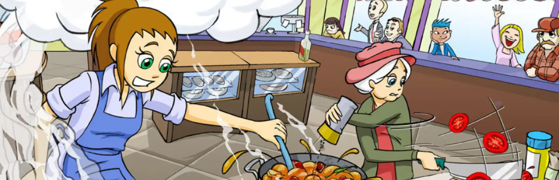 Cooking Dash: DinerTown Studios background