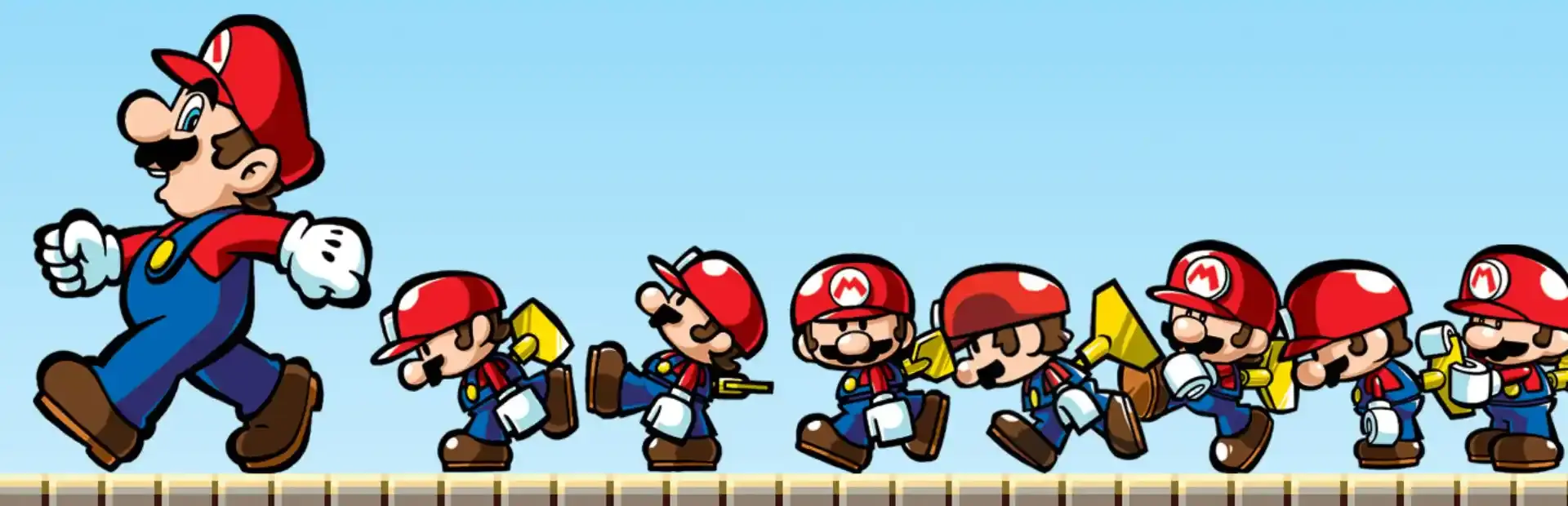 Mario vs. Donkey Kong background