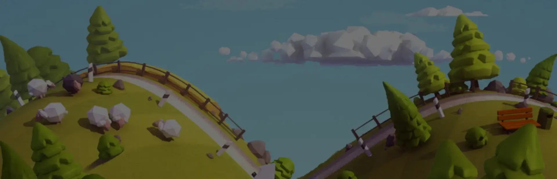 Sunny Hillride background