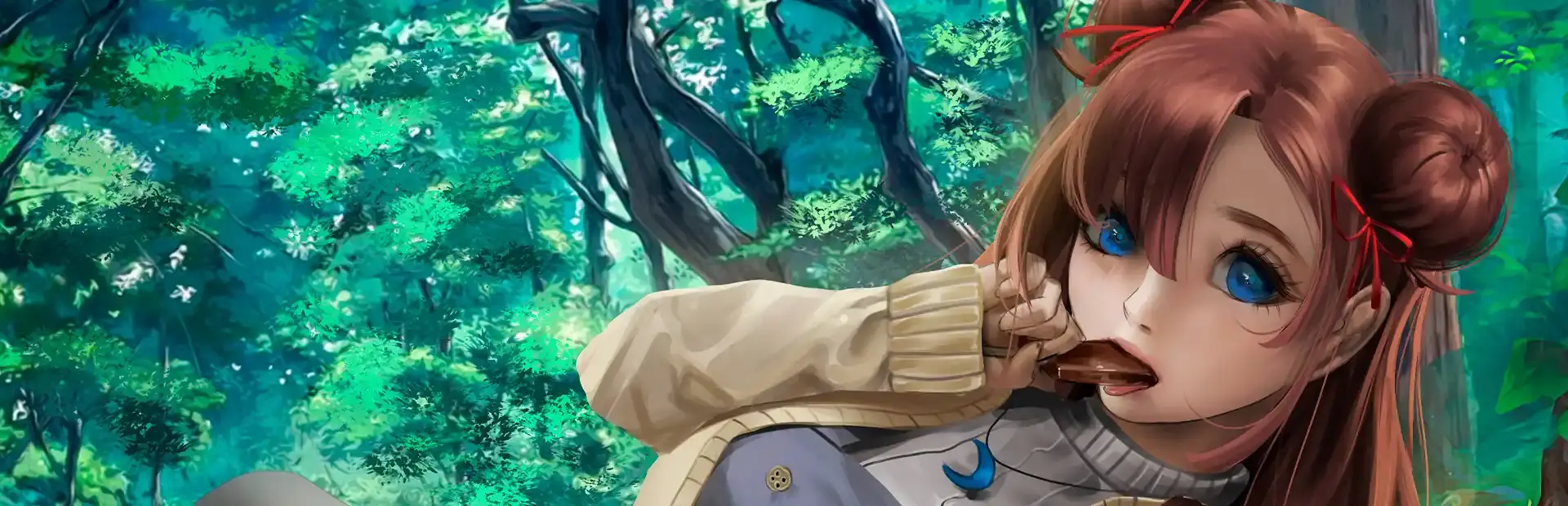 Forest and Girls background