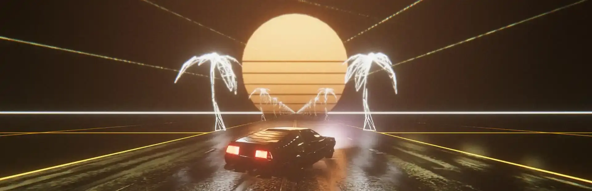 Vaporwave Drift background