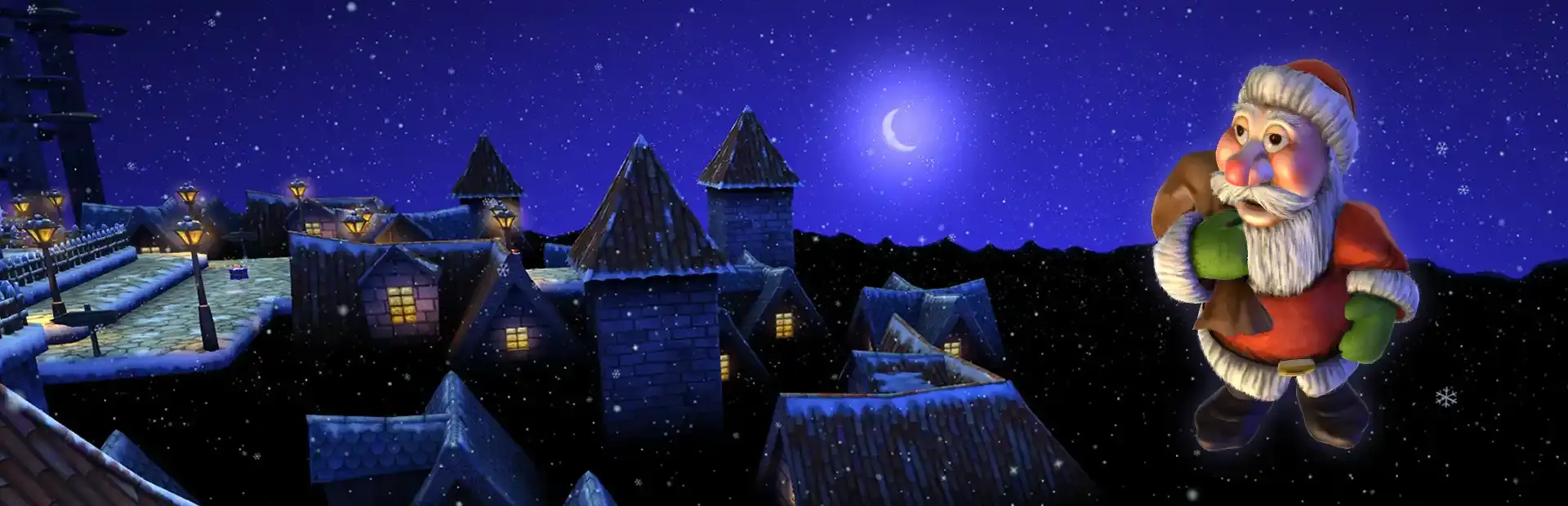 Santa Claus in Trouble HD background