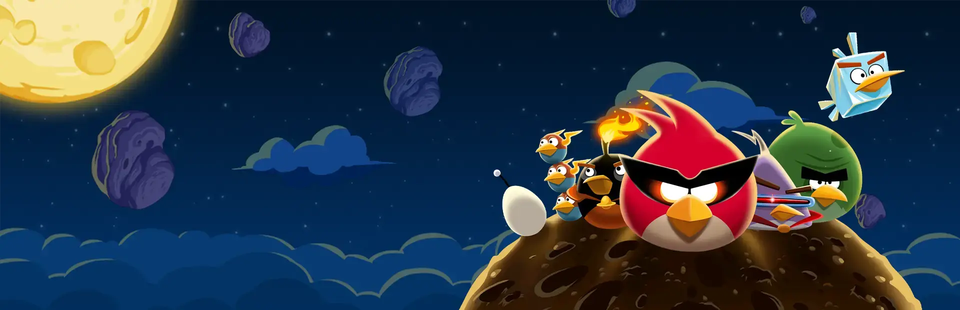 Angry Birds Space background