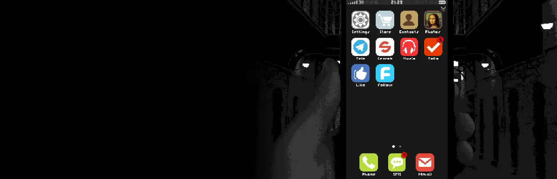 Replica background