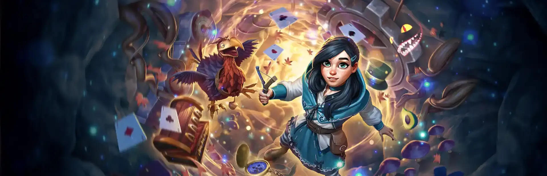 Escaping Wonderland background