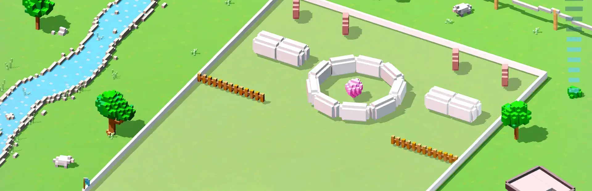 Voxel Baller background
