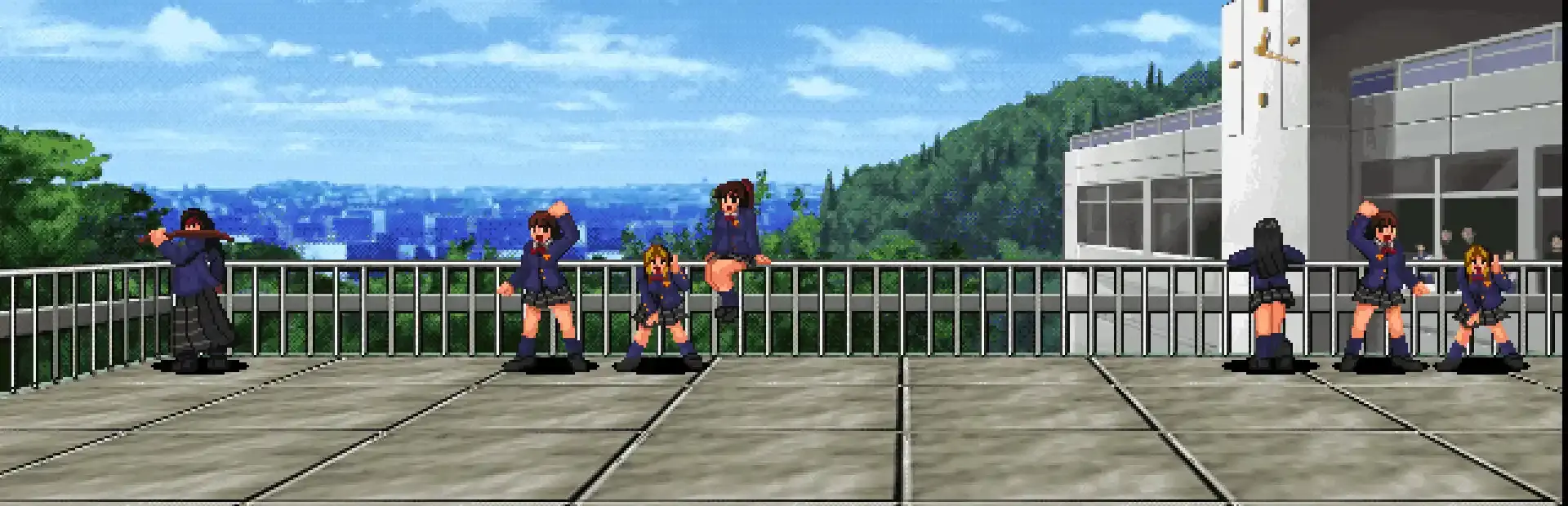 Strip Fighter Zero background