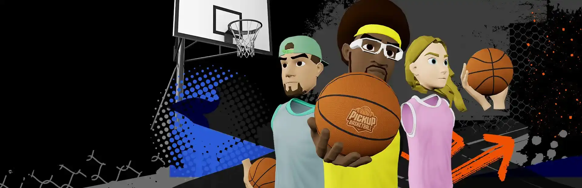 Pickup Basketball VR background
