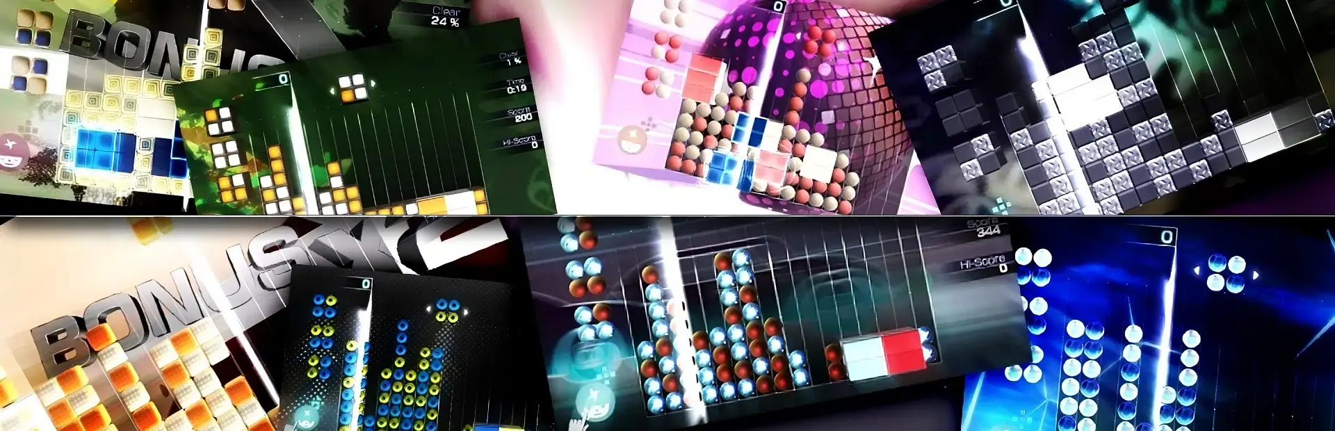 Lumines Electronic Symphony background