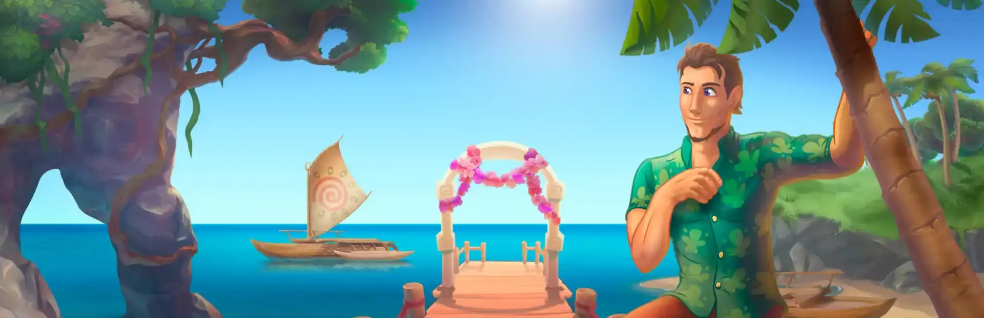New Lands Paradise Island - Collector's Edition background