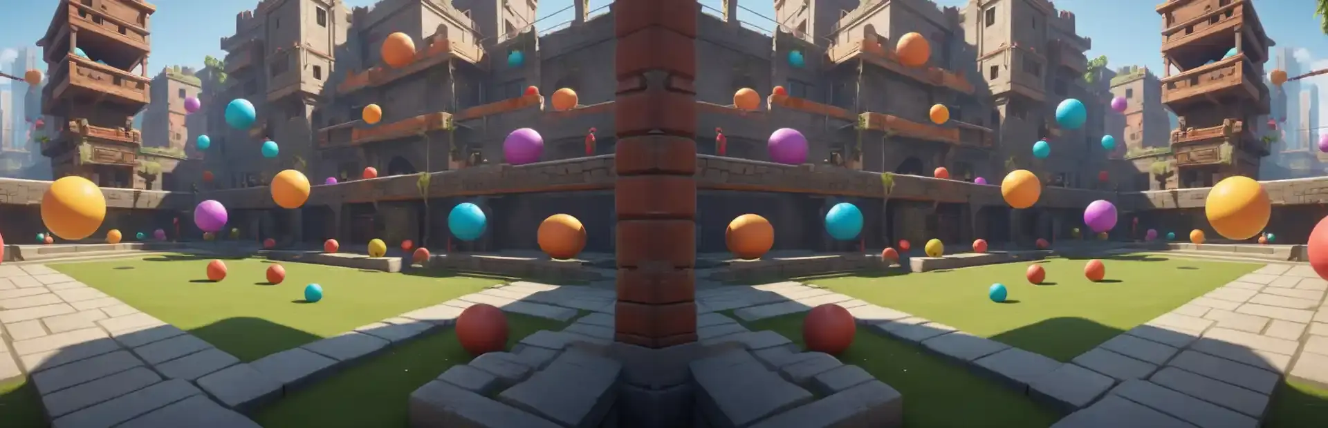 Ball Race Party background