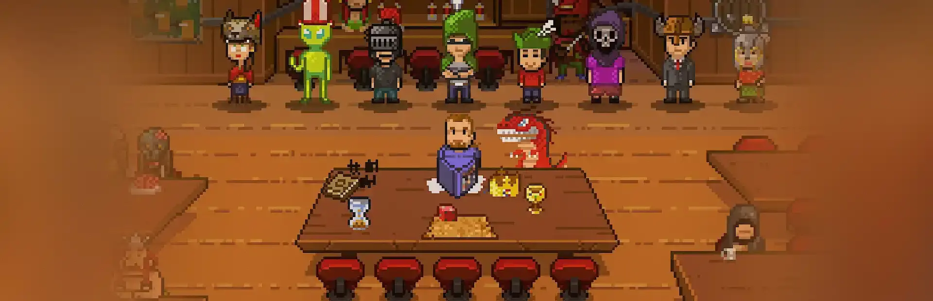 Knights of Pen and Paper +1 Edition background