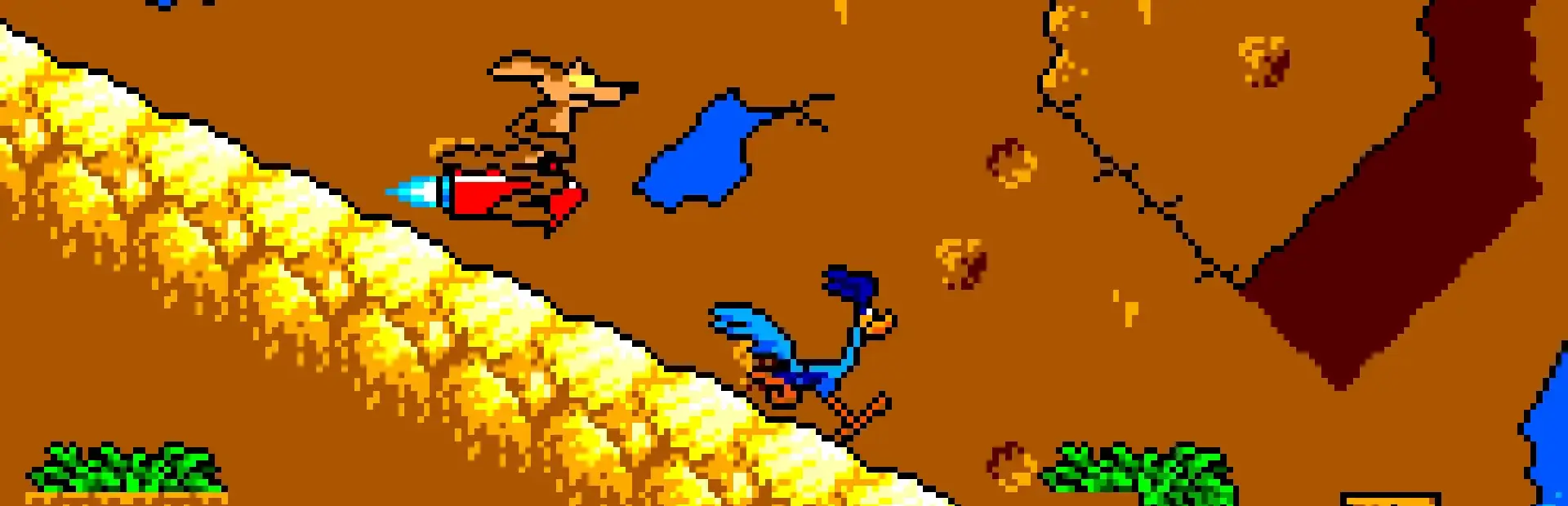 Desert Speedtrap Starring Road Runner & Wile E. Coyote background