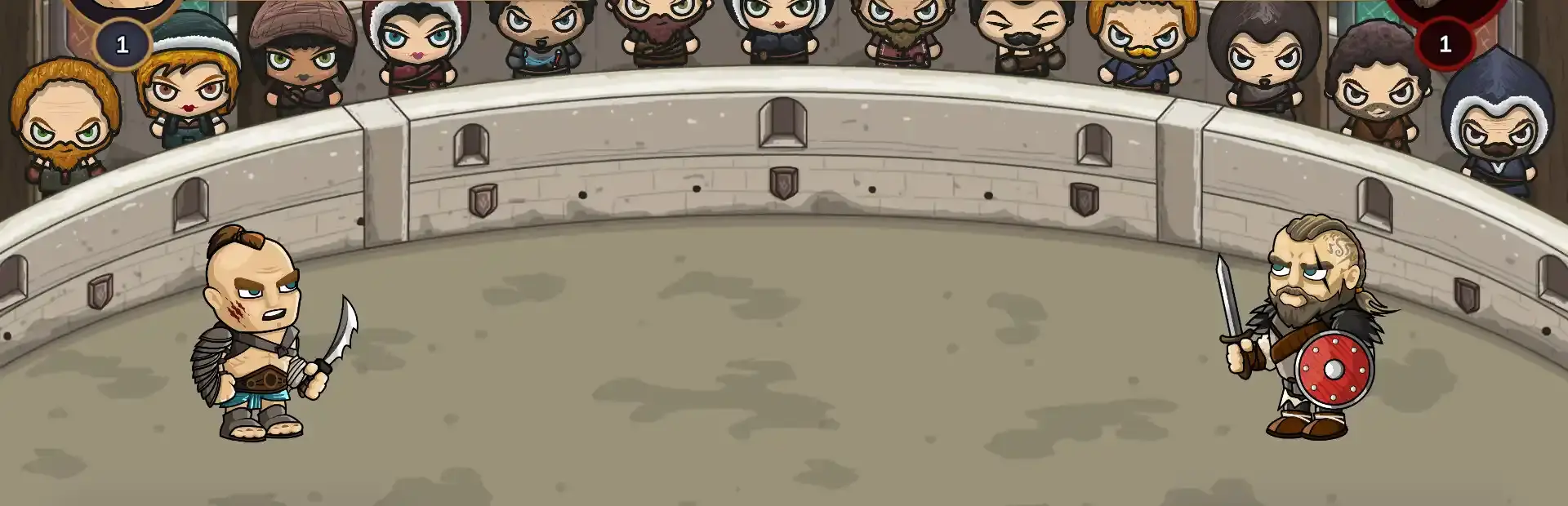 Gladiators and Glory background