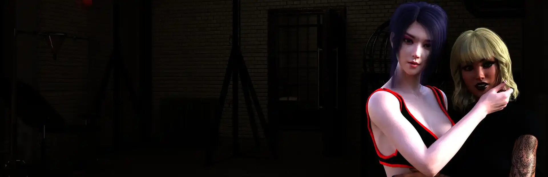Sex Adventures: Futanari BDSM background