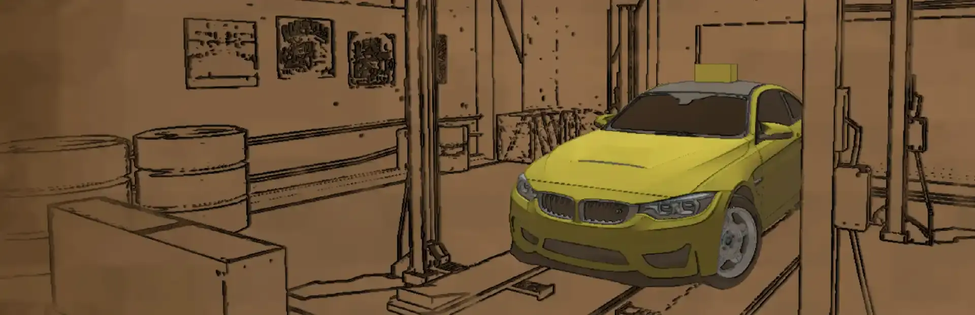 Doodle Taxi background