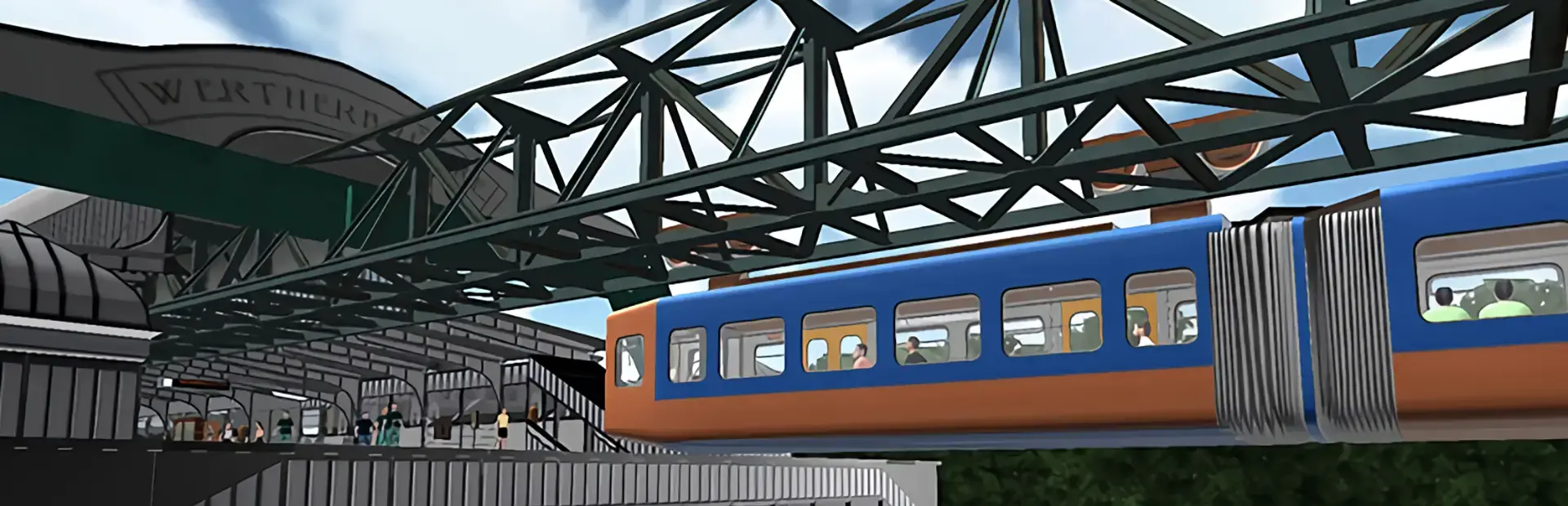 Suspension Railroad Simulator background