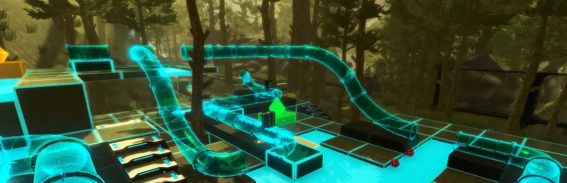 Flux Caves background