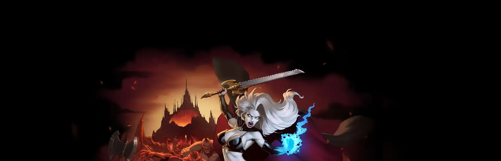 Lady Death Demonicron background