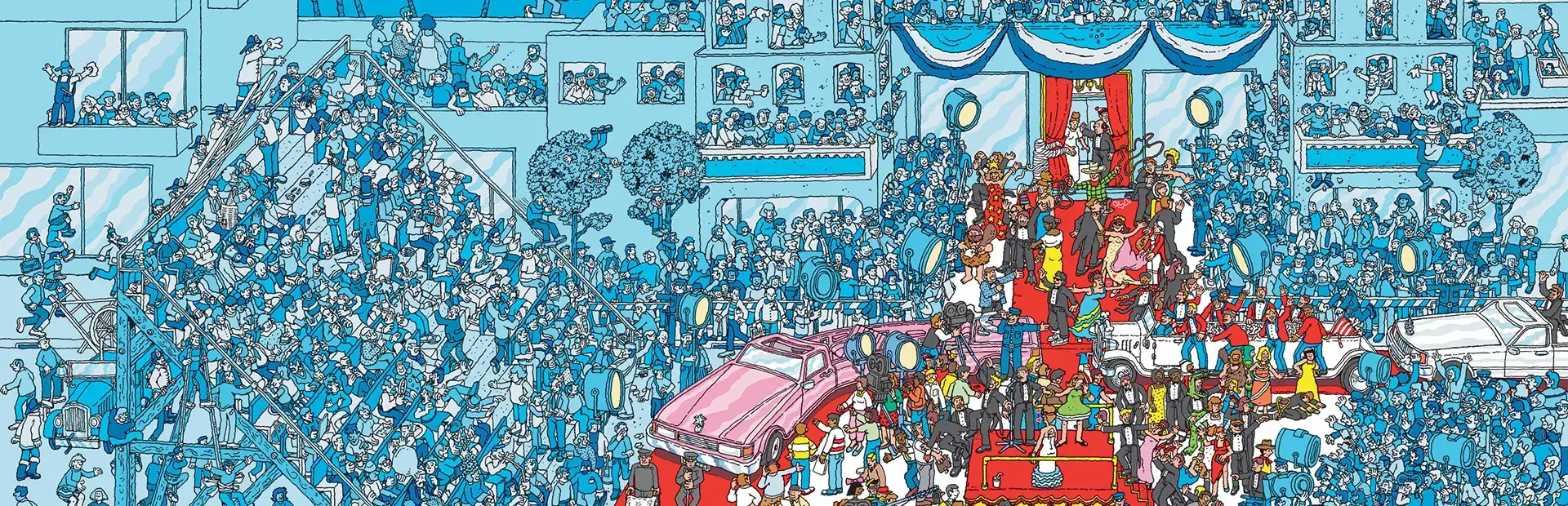 Where's Waldo at the Circus background