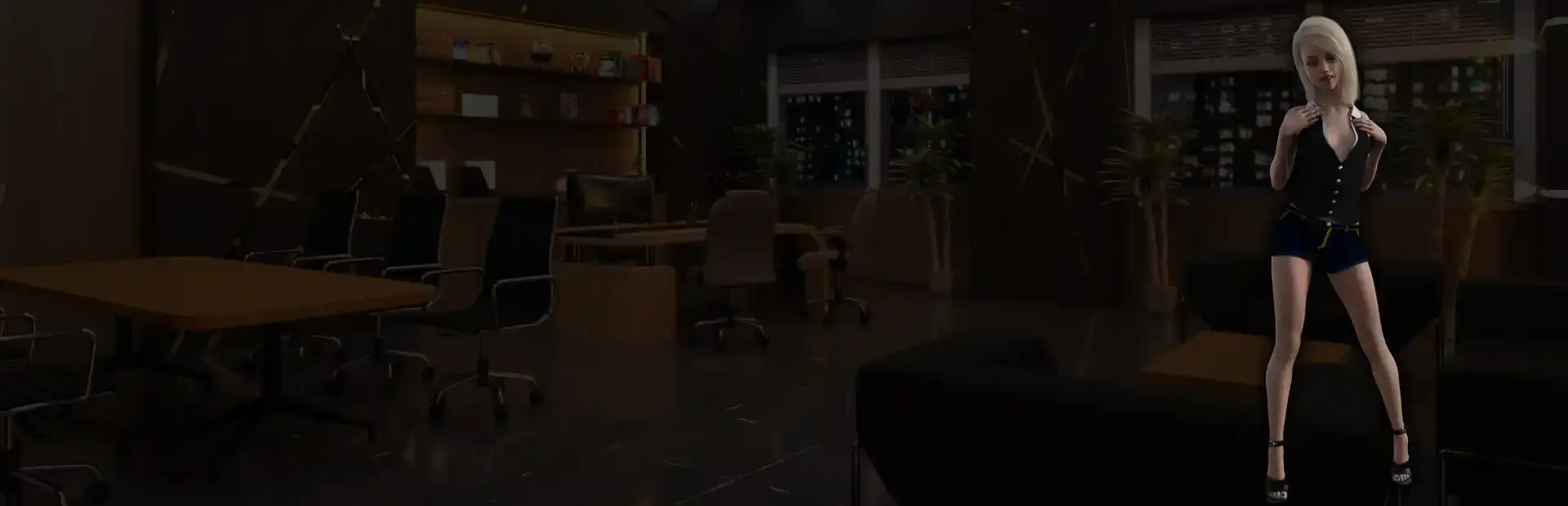 Futanari Sex: Office Whores background