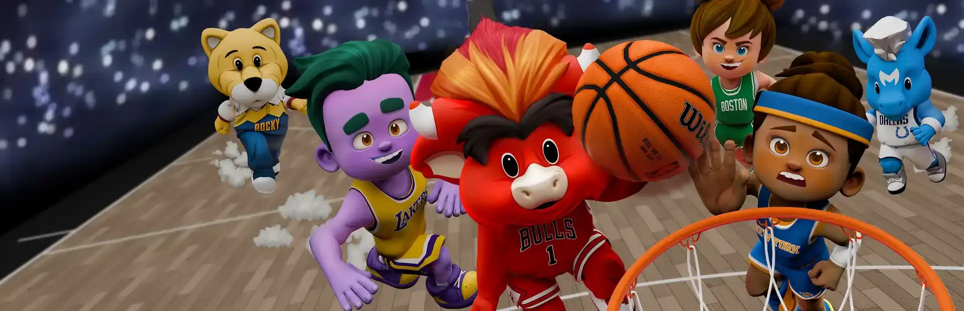 NBA Bounce background