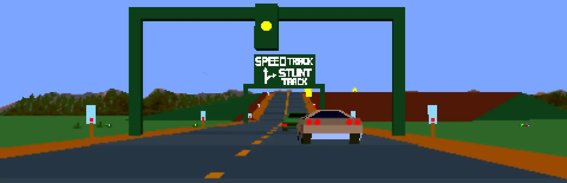 Hard Drivin' background