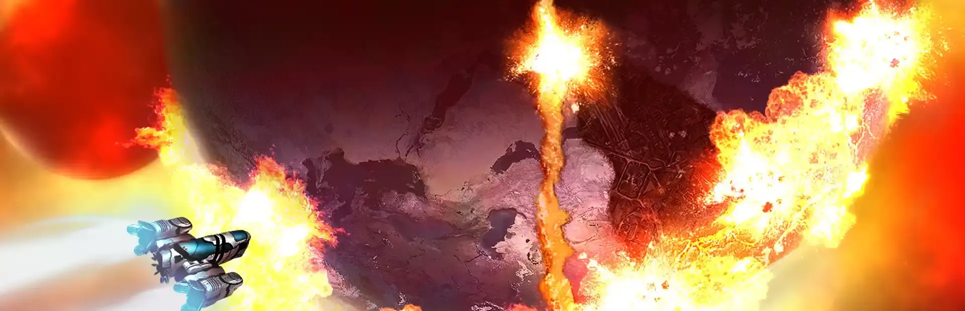 Huge Enemy - Worldbreakers background