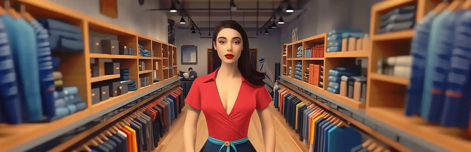 Clothing Supermarket Store Simulator background