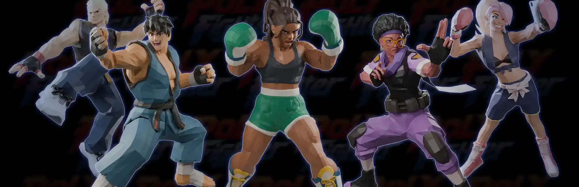 Poly Fighter background