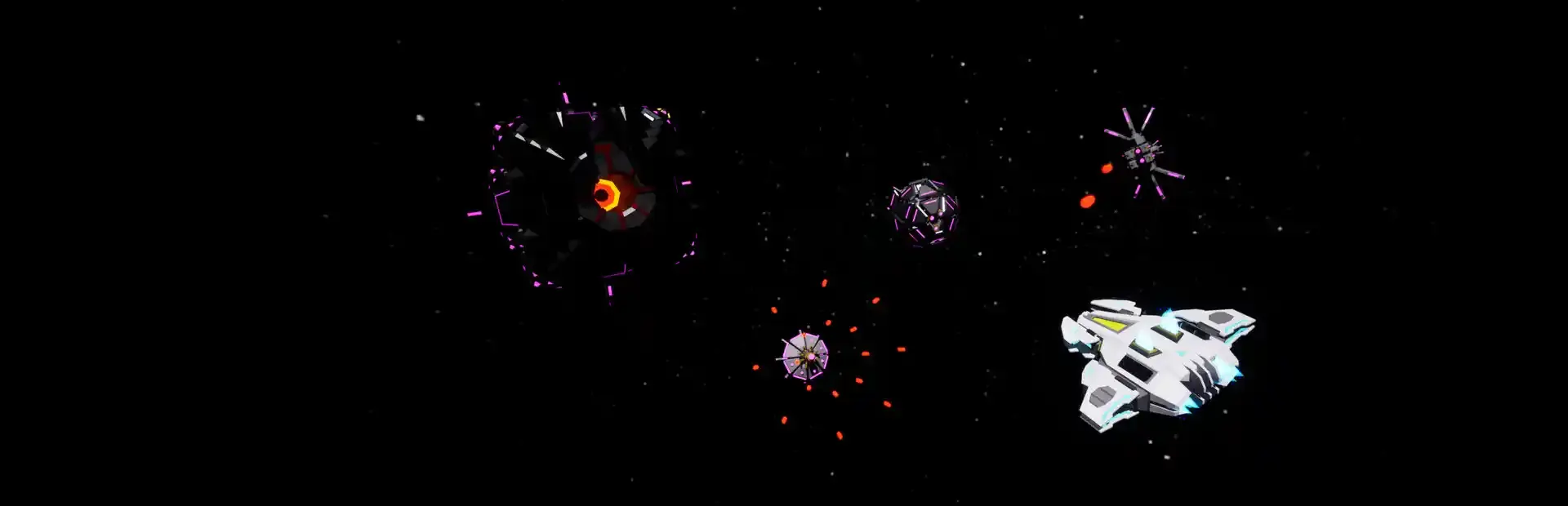 Raid in Galaxy background