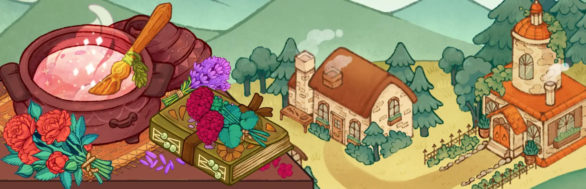 Witchy Life Story background