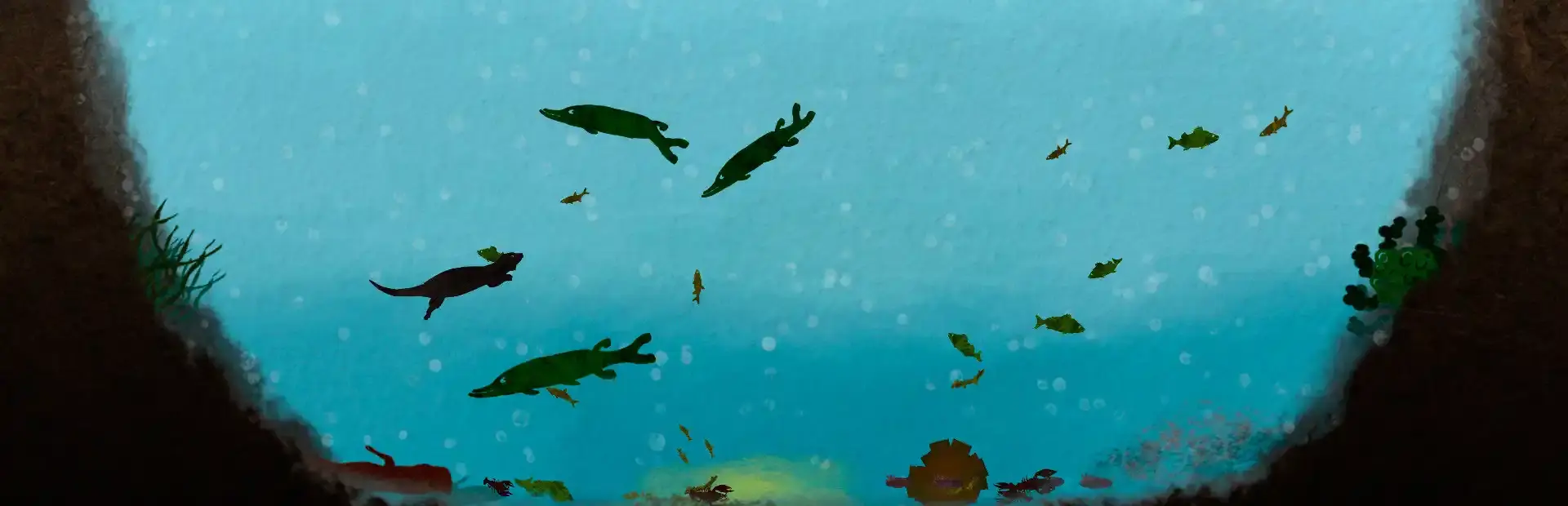 Among Ripples background