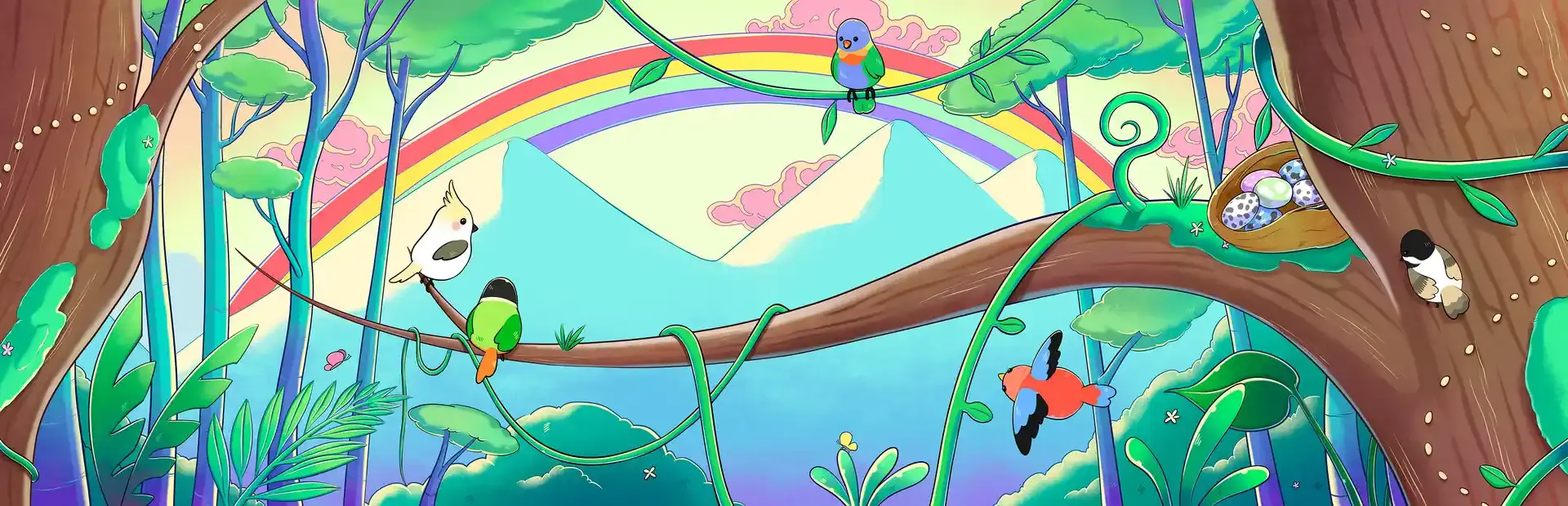 Feather Land background