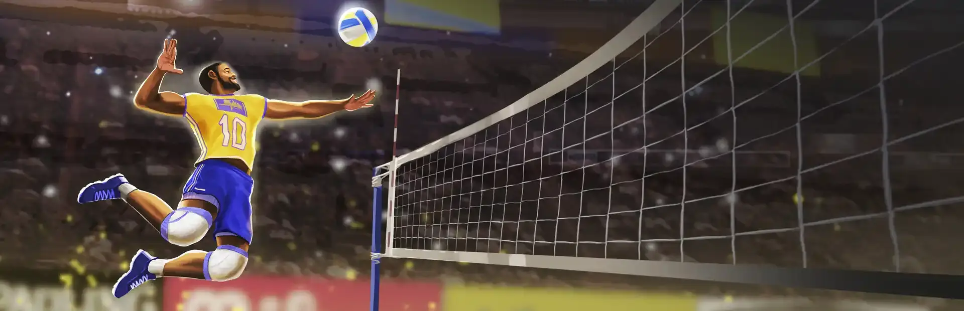 Spikair Volleyball background