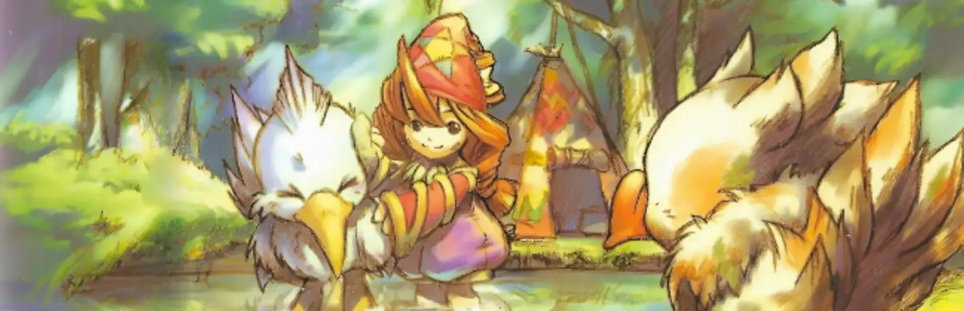 Hataraku Chocobo background