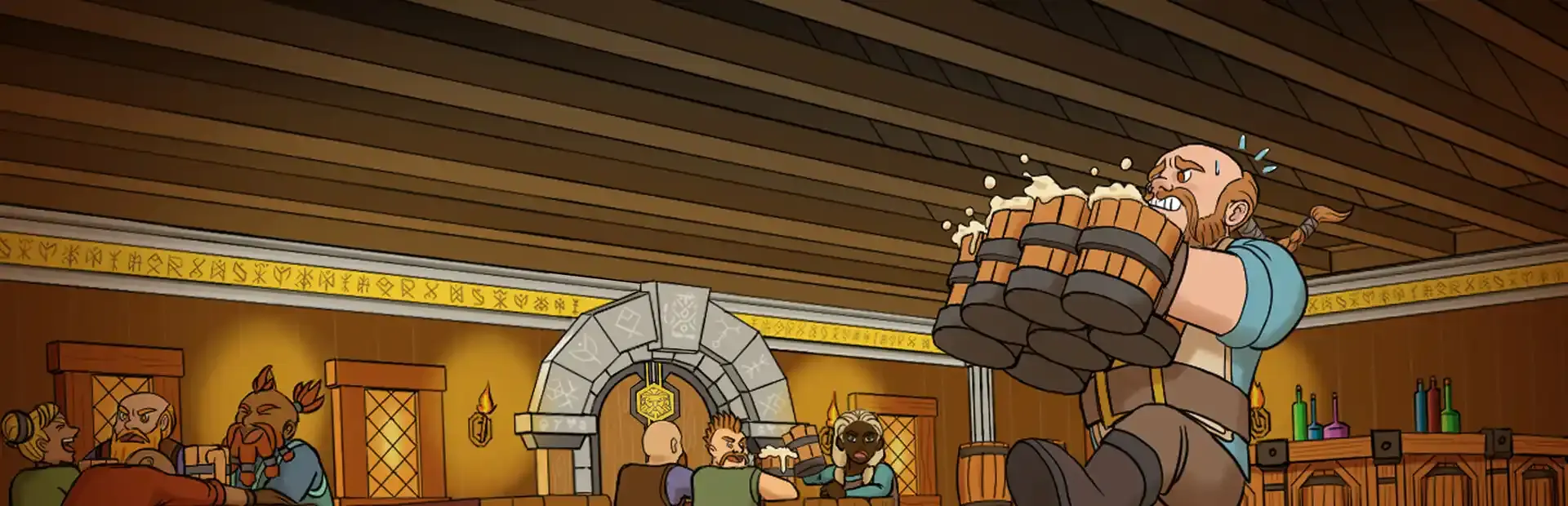 The Drunken Beard background
