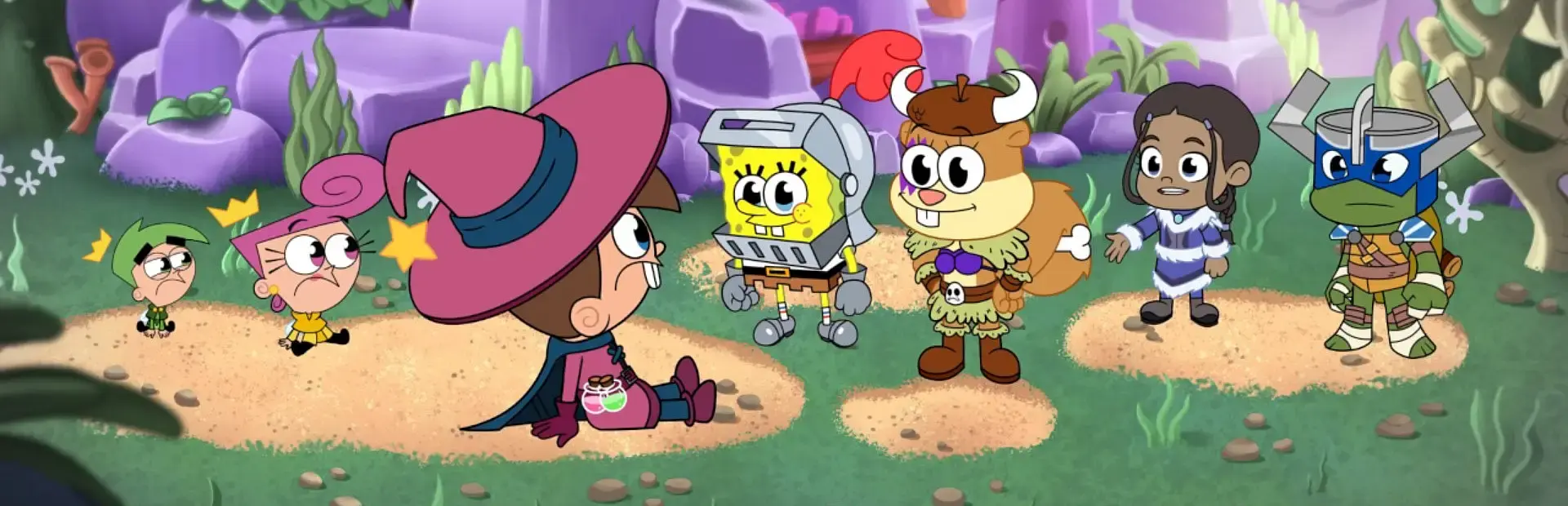 Nicktoons & The Dice of Destiny background