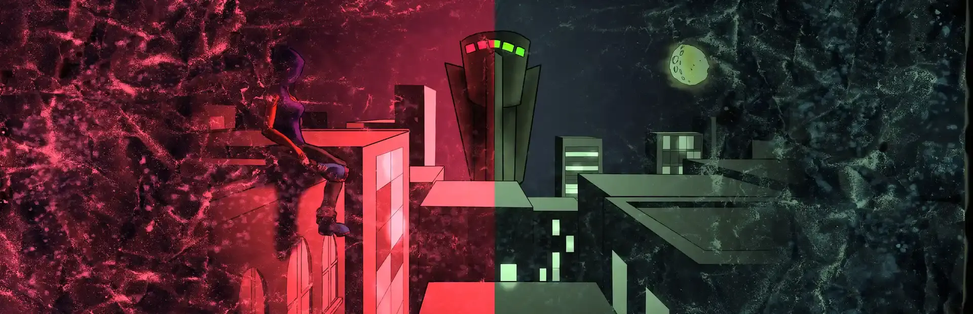Towering background